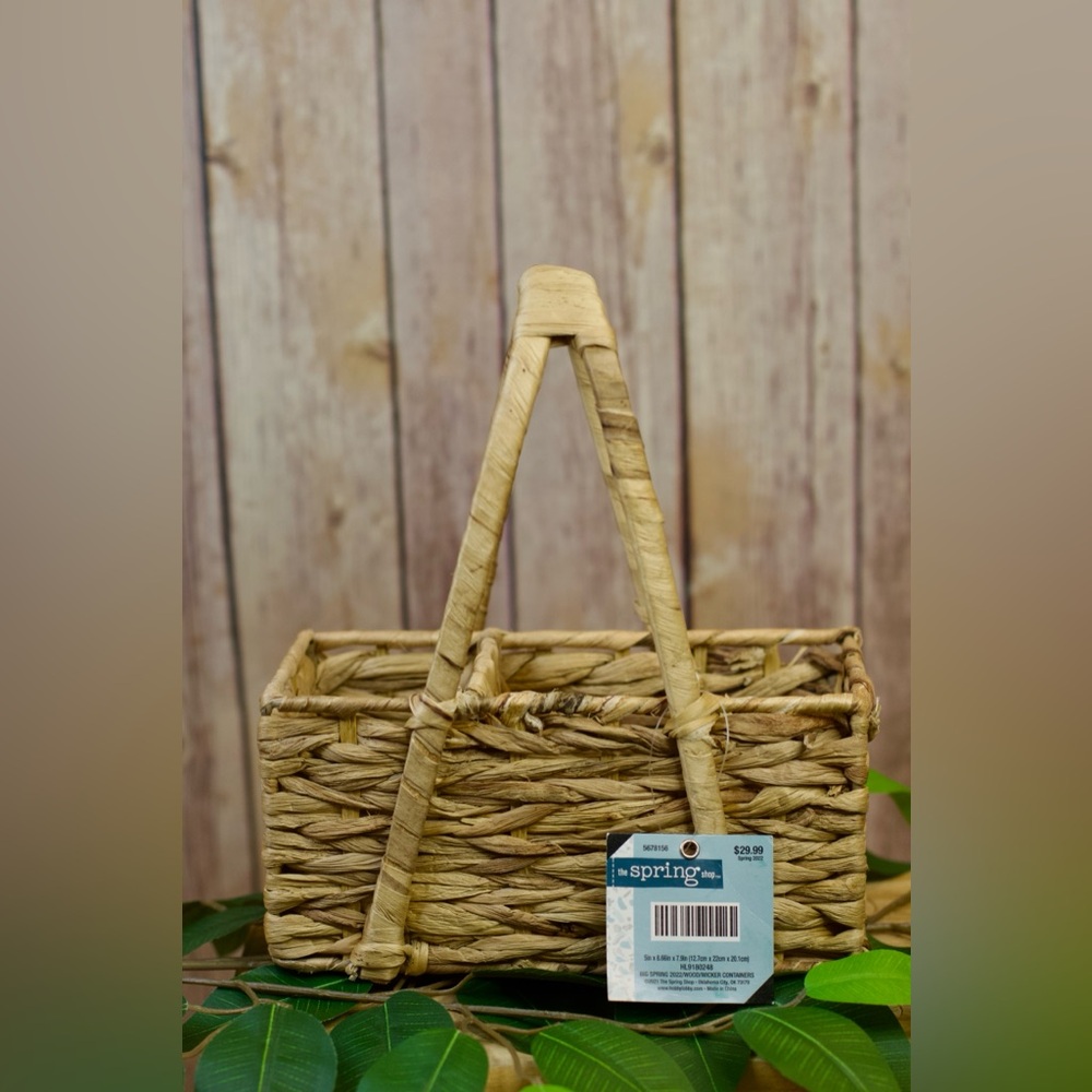 Woven Basket with Handle